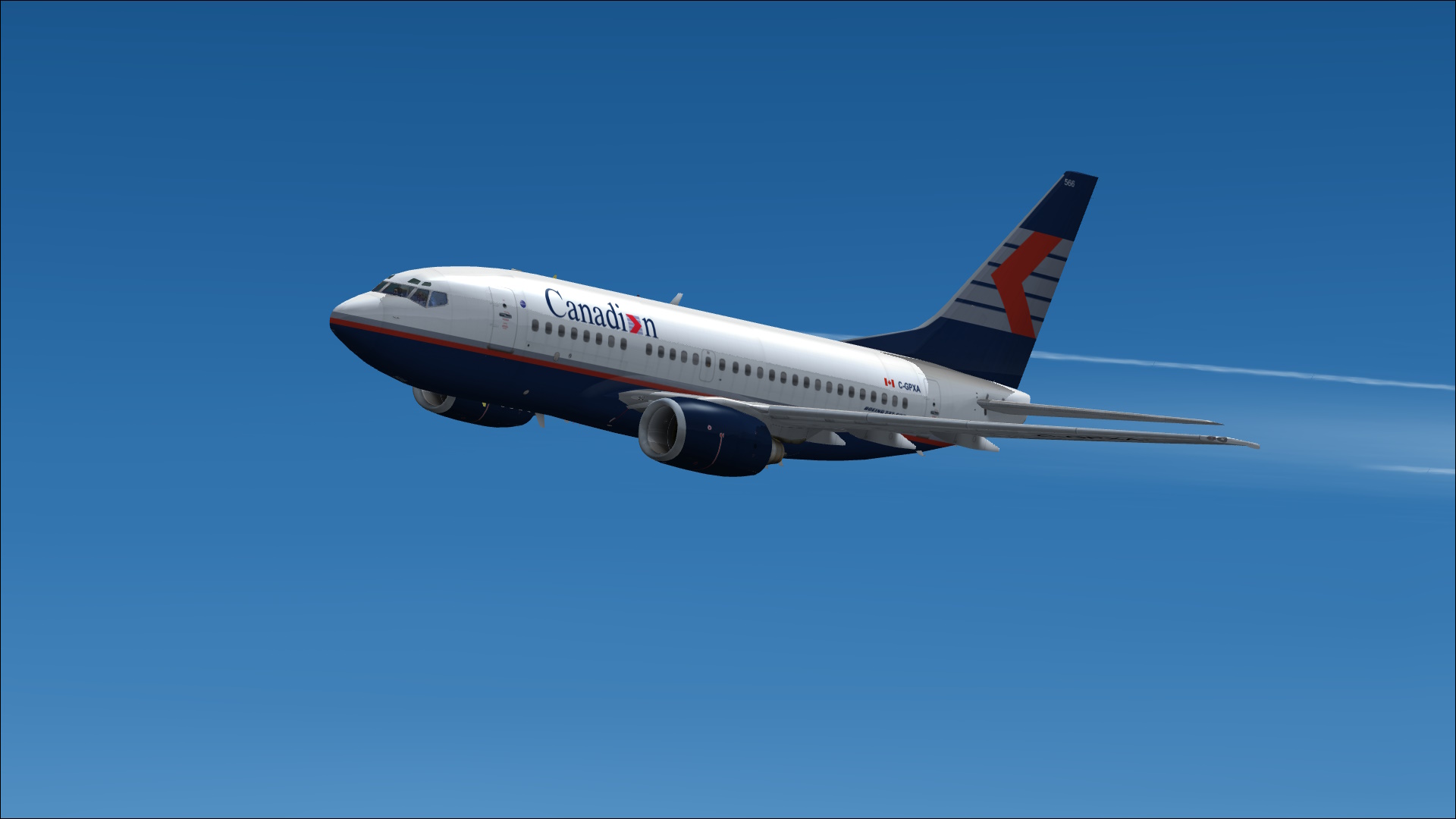 More images for fsx 2fp3d canadian airlines boeing 737 600ng