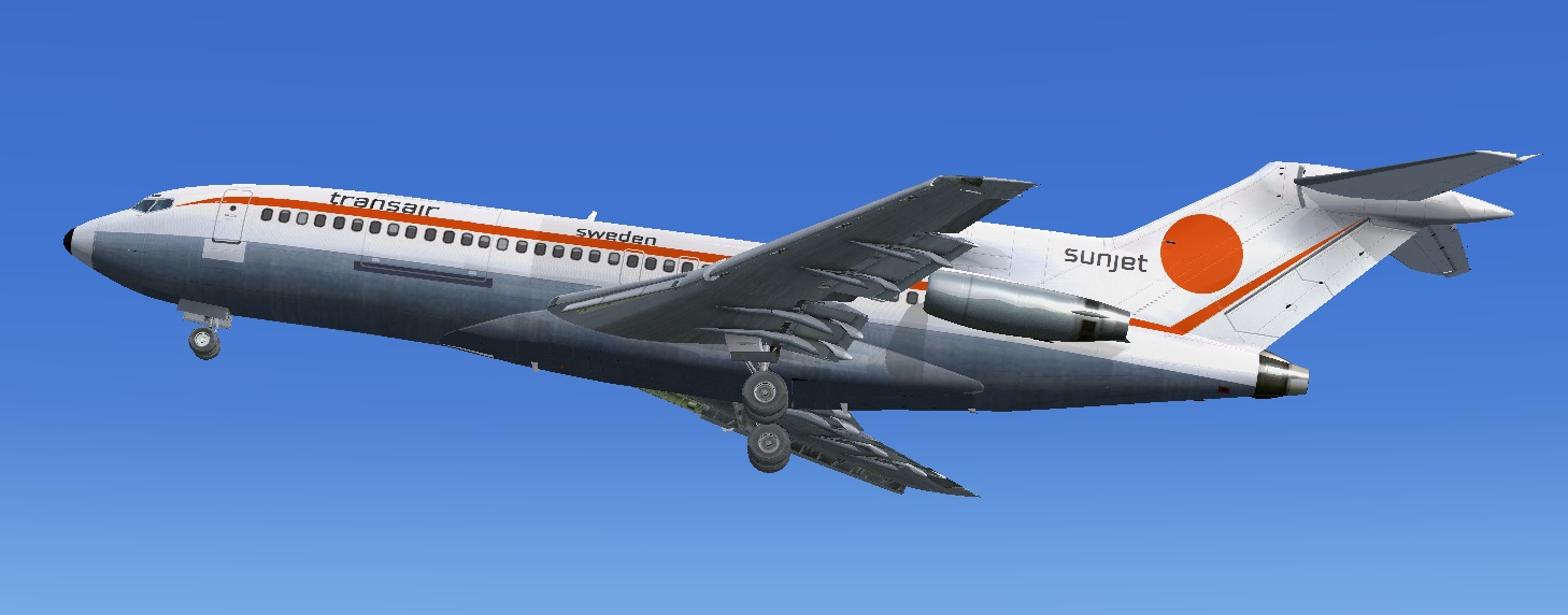 More images for FSX%2FP3D+Boeing+727-134C+Transair+Sweden+SE-DDC