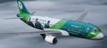 Airbus A320-214 Aer Lingus Irish Rugby Team Package