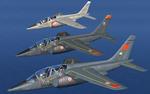 FSX/P3D Dassault Alphajet 3 Textures Set