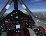 FSX Alphasim's SR-71 2D panel and Virtual Cockpit.