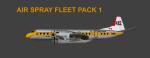 FSX/P3D L-188 Electra Air Spray Fleet Texture Pack 1
