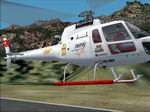 FS2002
                  Aerospatiale AS350 Private: REMY-THE-BAR, Textures only.