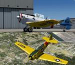 P3D/FSX AT-6 Texan US Navy pack