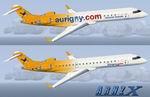 FSX Aurigny Bombardier CRJ-700 Textures.