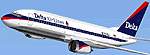 FS2000
                  Delta Airlines Boeing 737-400 High detail Delta repaint of the
                  default 737-400