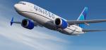 FSX/P3D Boeing 737 Max 8 United Airlines package with Max VC.