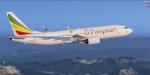 FSX/P3D Boeing 737-Max 8 Ethiopian Airlines package with new Max VC