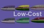 FS2002 to FSX Default Boeing 737-400 Replacement Textures Figuring Typical Low-Cost Airlines 