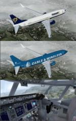 FSX/P3D Boeing 737-800 Ryanair 5 livery package