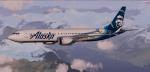 FSX/P3D Boeing 737 Max 9  Alaska Airlines package with Max VC