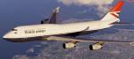 FSX/P3D Boeing 747-400 British Airways G-CIVB Negus Retro livery