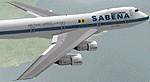 FS2000
                  ONLY!!!!! Boeing 747-200 Sabena World Airlines