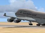 FSX Boeing 747-400 Saudi Arabian Textures