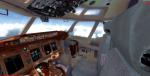 FSX/P3D Brown/cream tinted cockpit textures for Boeing 757 and B767 