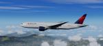 FSX/P3D Boeing 777-200LR Delta Airlines v2 