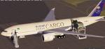 FSX/P3D Boeing 777F Saudia Cargo package with FSX native VC