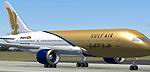 Boeing
                  7e7 - Gulf Air "Gold"