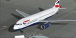 Airbus A320-211 British Airways Package
