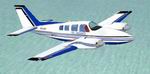 FS2004
                  Default Baron in Blue Textures only.