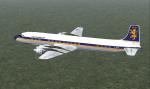 FSX/FS2004 DC-7C Caledonian  textures