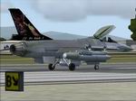 FS2004
                  F-16A MLU M4 Fighting Falcon of the Belgian Air Force in special
                  Textures only