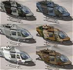 FSX Bell Jetranger Camouflage Schemes