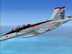 FSX/FS2004                   F/A-18F VFA-41 CAG Black Aces textures Only