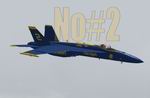 FS2004                   F-18E Blue Angels No.2 Textures only