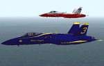 Flight
                  Simulator 2000 Boeing F/A-18/A Hornet U.S.N. "Blue Angels"