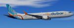FSX/P3D Boeing 737-Max 10 FlyDubai package with new Max VC