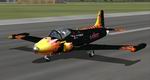 FS2004                  G-BWGT Jet Provost in Jet Provost Flying Club Colors Textures                  only.
