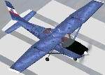 FS2000
                  - C182RG Aircraft. A repaint of the default C182RG in a Shaded
                  Blue Marbled texture