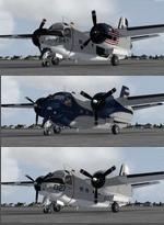  FSX/P3D  Grumman C-1 Trader 3 Livery Package