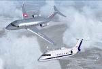 FSX
                  Bombardier Challenger 604 Two aircraft package