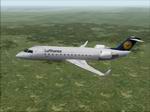FS2000
                  Lufthansa Canadairjet