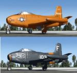 North American FJ-1 Fury Package for FSX and P3D4 (fixed radio stack)