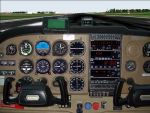 Cessna
                    Skyhawk panel with internal views.