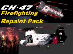 P3D/FSX CH-47D Firefighting Operators textures Pack