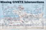 Missing intersections for the CIVET FIVE (CIVET5) arrival into KLAX.
