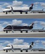 Bombardier CRJ-701 US Airways Express 3 livery package