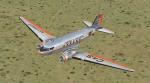 FS9 First and second  Chicago and Southern DC-3 liveries