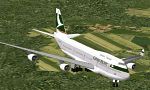 FS2000
                  Cathay Pacific Boeing 747-400