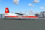 FS2004                  Fokker F-27-200 Balair Real livery Textures only.