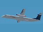 FS2002
                  PRO DeHavilland Dash8-Q402 72-78 seat high speed turboprop regional
                  airliner Reg ID: D-ADHC of Augsburg Airways