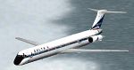 Delta
                  Airlines MD-88