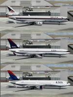 FSX/P3D v3 & 4 McDonnell-Douglas Boeing MD-11 Delta Airlines retro package