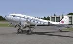 FSX/P3D Derby Airways DC-3 textures