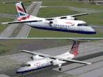 FS2004
                  Dehavilland/Bombardier Dash8-311 British Airways Package.