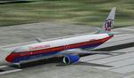 FS2002
                  Repaint of the default 737 in Dominicana Airways livery.Textures
                  only
